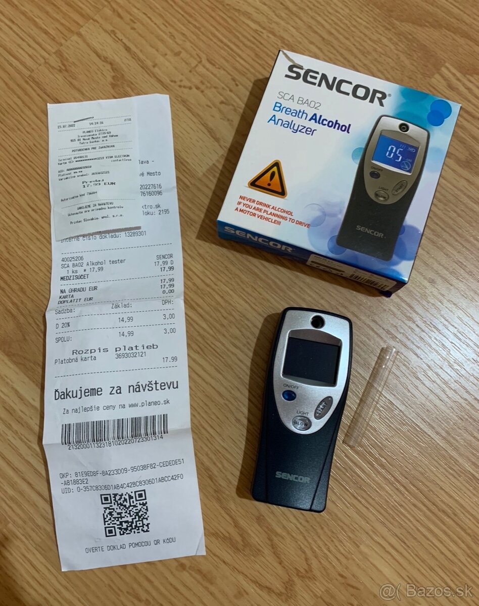 Alkohol tester Sencor