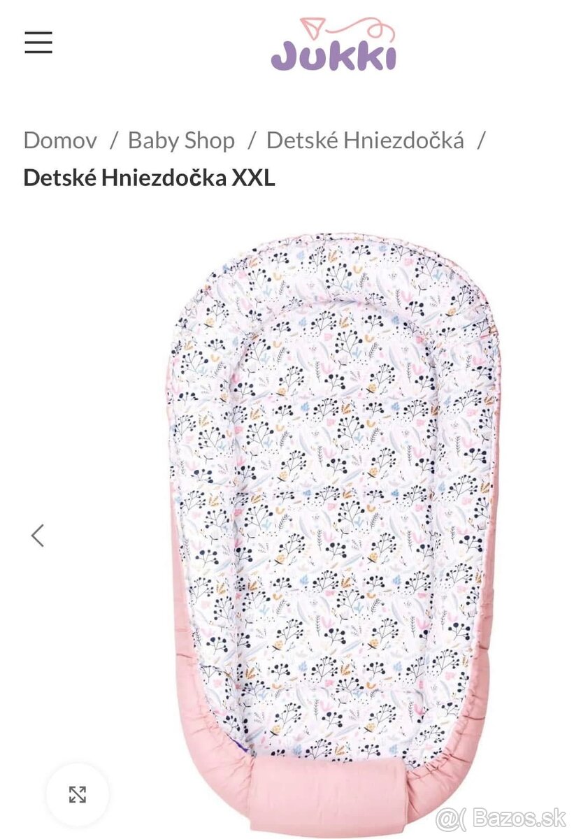 Detské hniezdo XXL - Soft Meadow Jukki