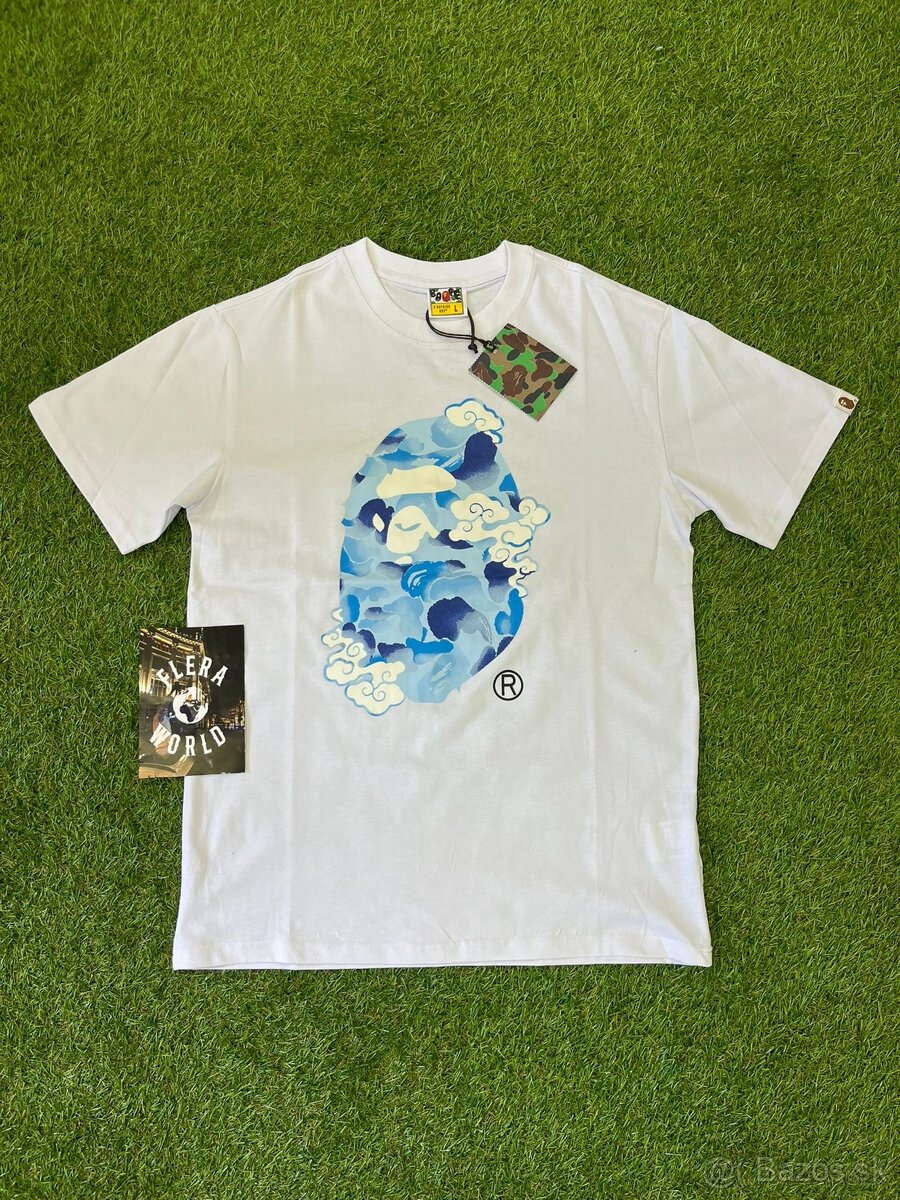 BAPE short sleve clouds tee