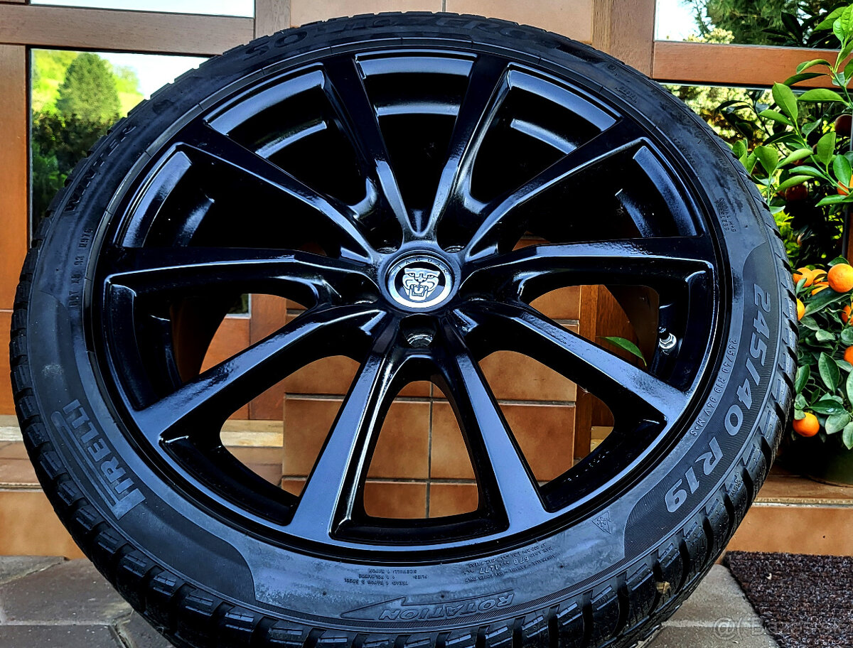 alu R19 5x108, zimné pneu, dvojrozmer, Jaguár F-Type