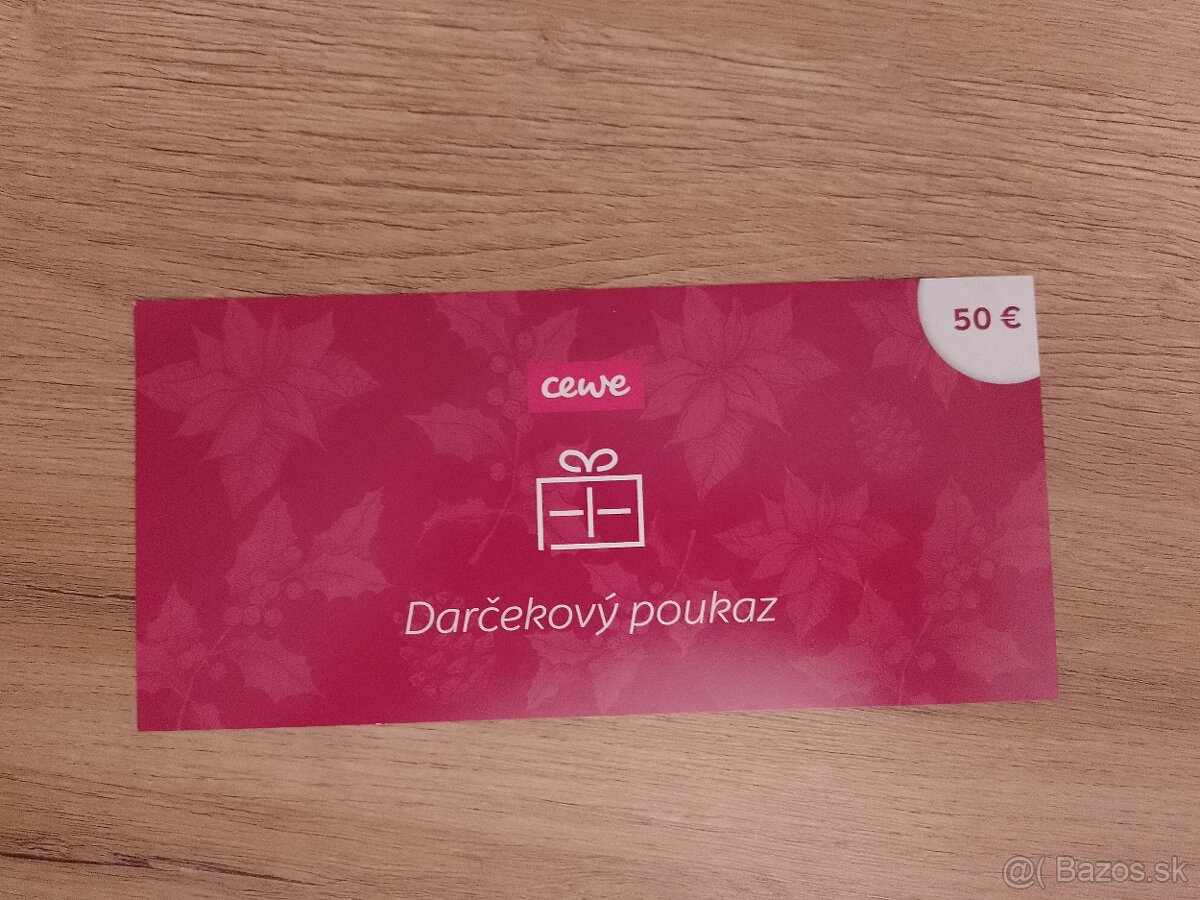 Darčekový poukaz CEWE - 50€