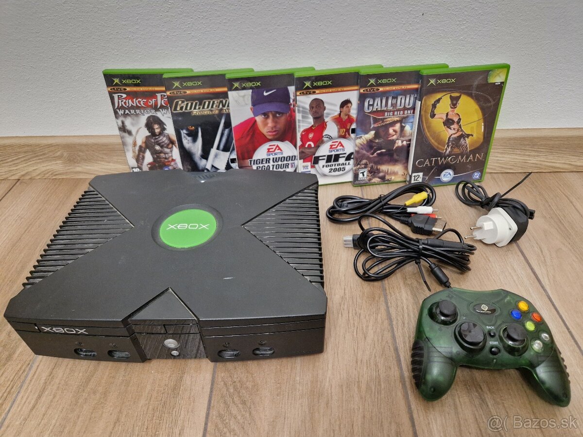 XBOX Classic herná konzola + hry