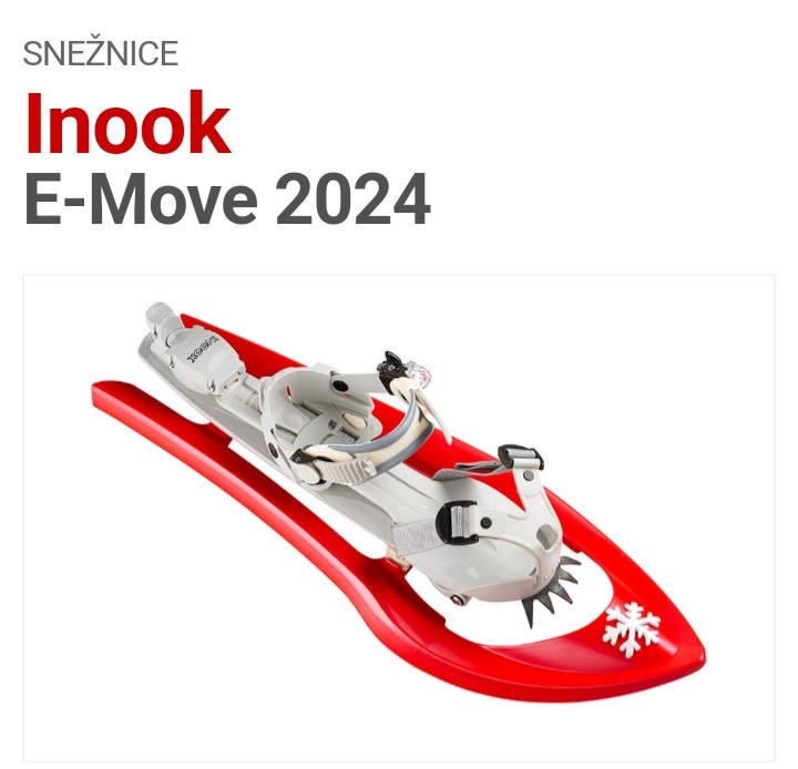 Sneznice inook E-move