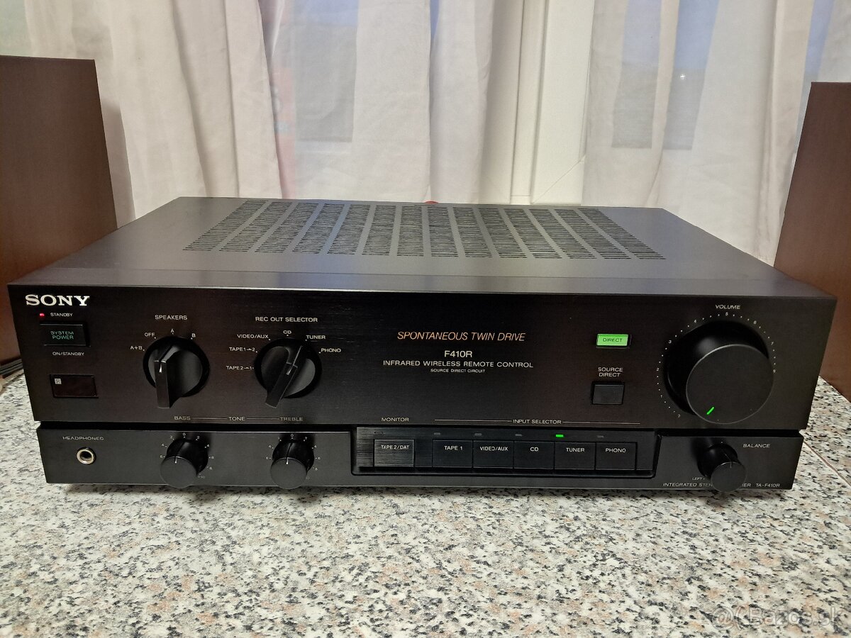 SONY TA-F410R JAPAN INTEGRATED STEREO AMPLIFIER / SPON T. D.