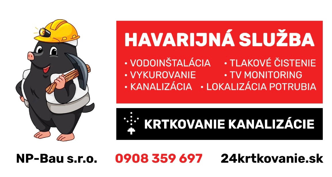 Havarijná služba - VODA - KÚRENIE - KANALIZÁCIA