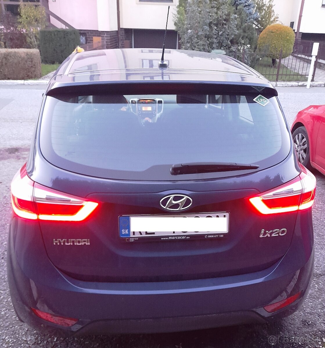 Predám Hyundai ix20 1,6 LPG DOHC CVVT 16V Style AT, 92 kW A6