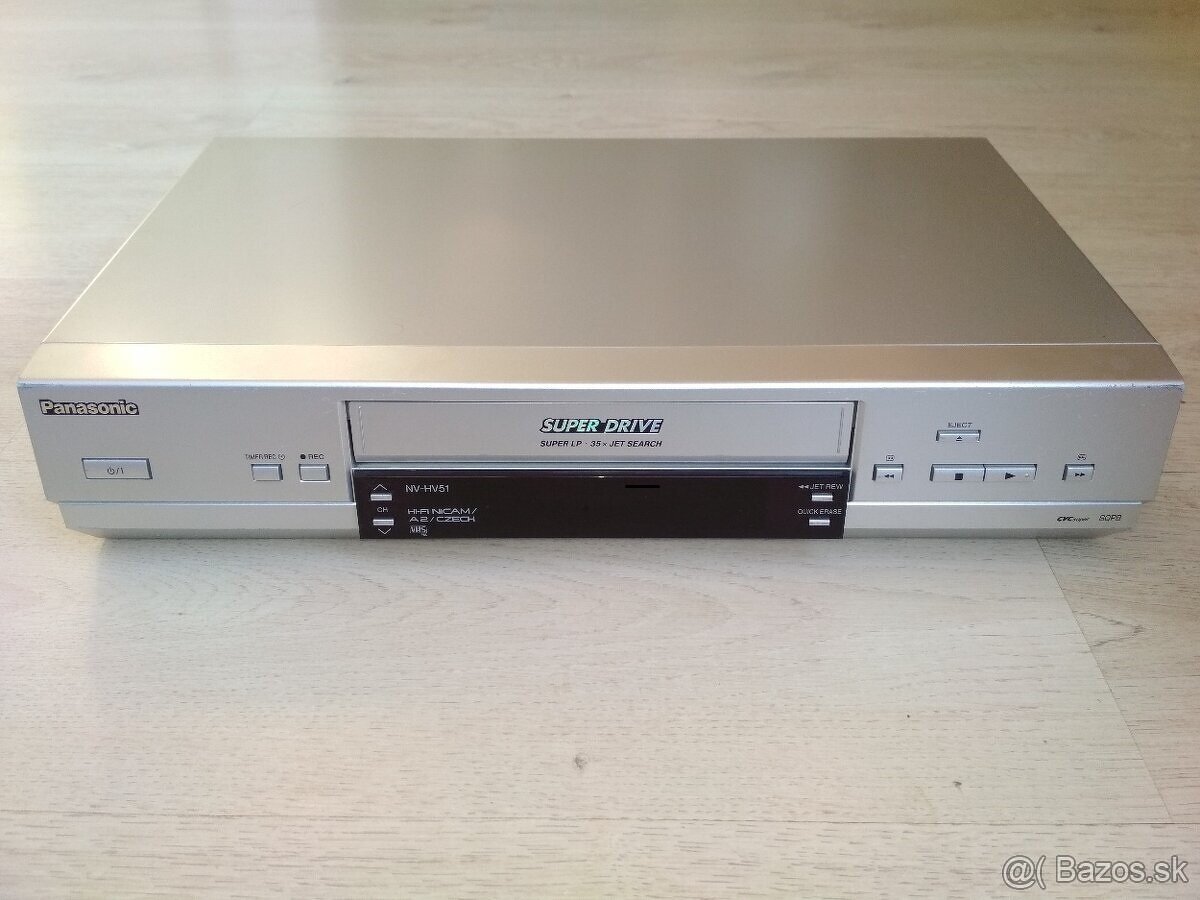 Videorekordér Panasonic NV-HV51, 6-hlavovy, HiFi Stereo