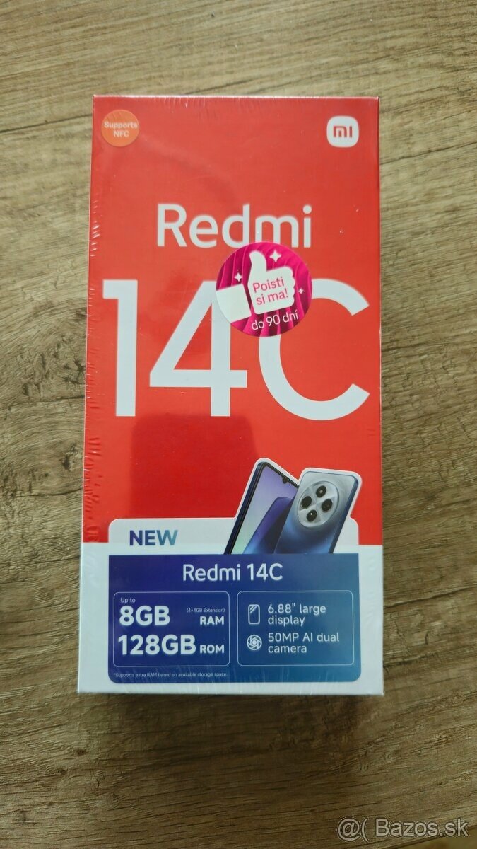 Xiaomi 14c - DUAL SIM-128GB- Nový zapečatený - záruka 2 roky