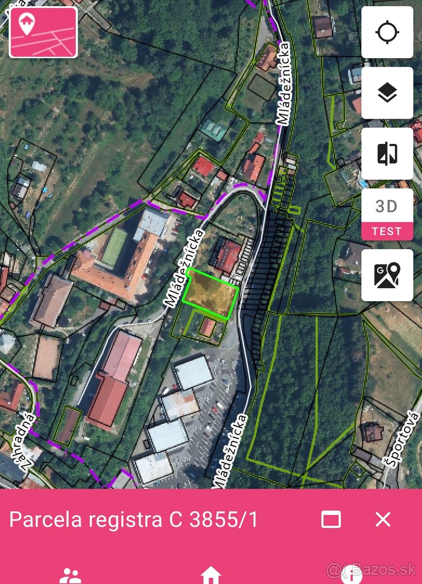 Predám pozemok v centre Banskej Štiavnice