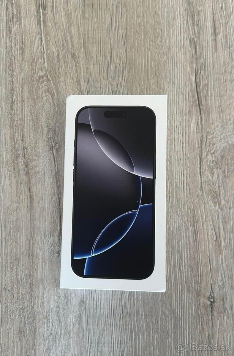 iPhone 16 pro 128gb čierny