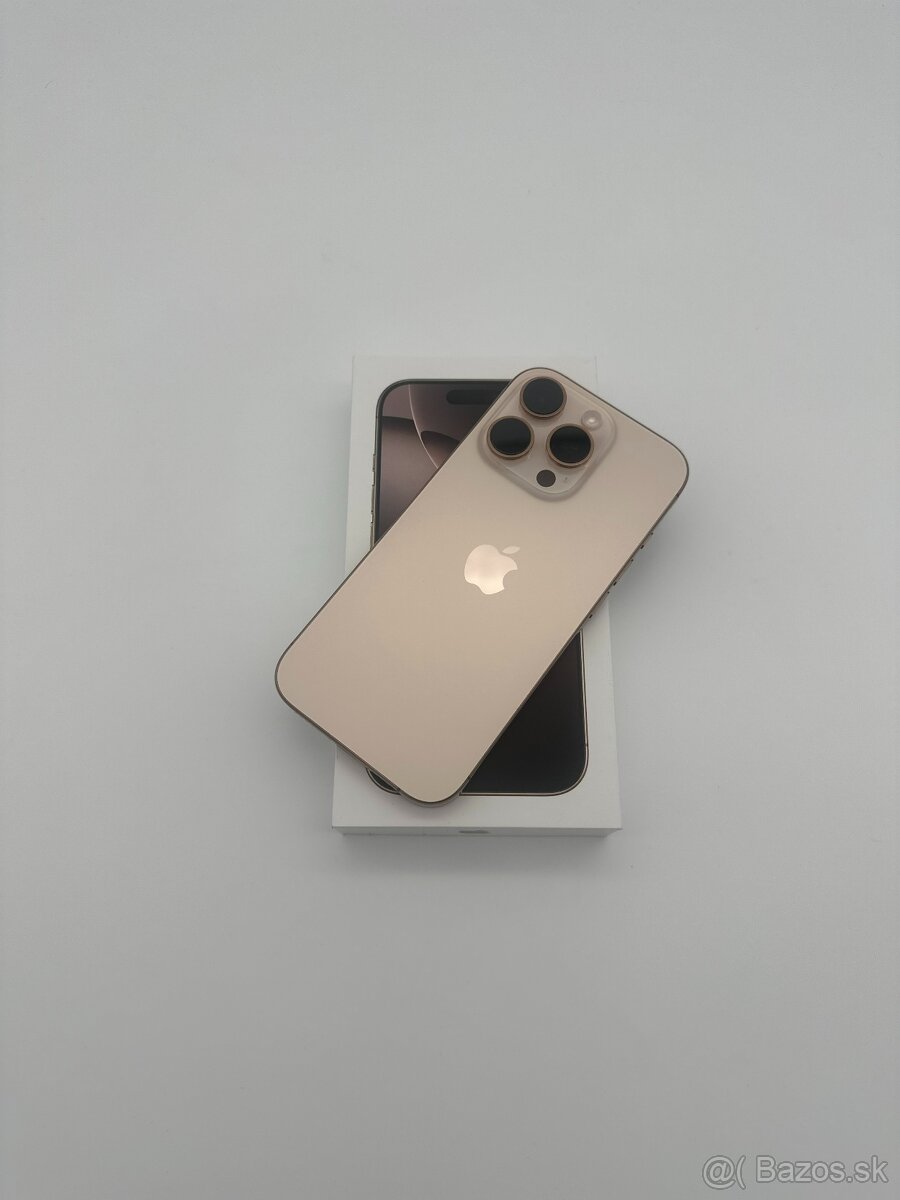 iPhone 16 Pro 256GB Desert Titanium + ZÁRUKA + DARČEK