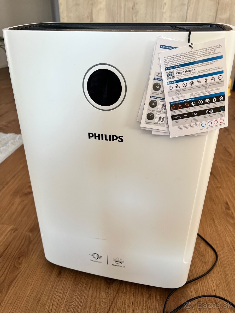 Kombinovaná čistička a zvlhčovač vzduchu 2v1 Philips Series