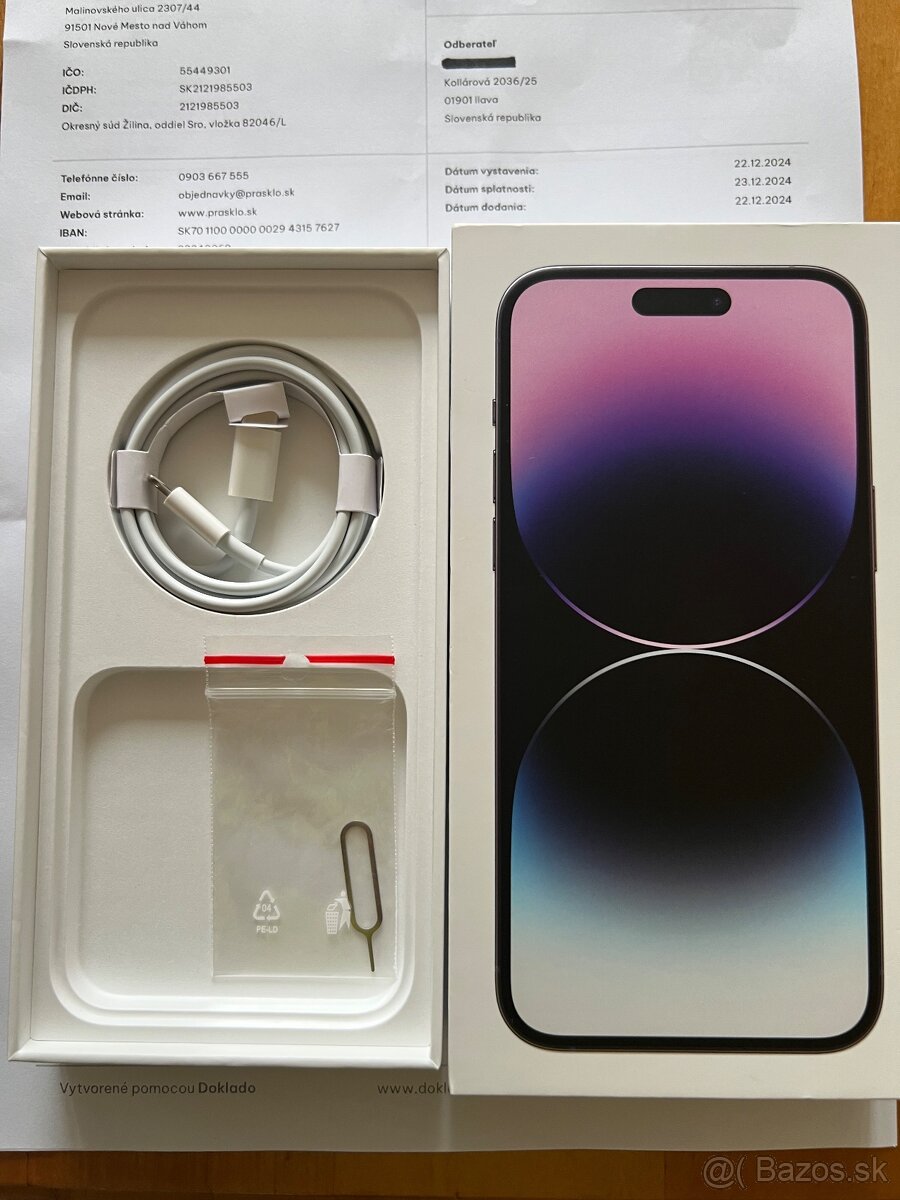 Predám vymením mesačni IPHONE 14.pro max 256