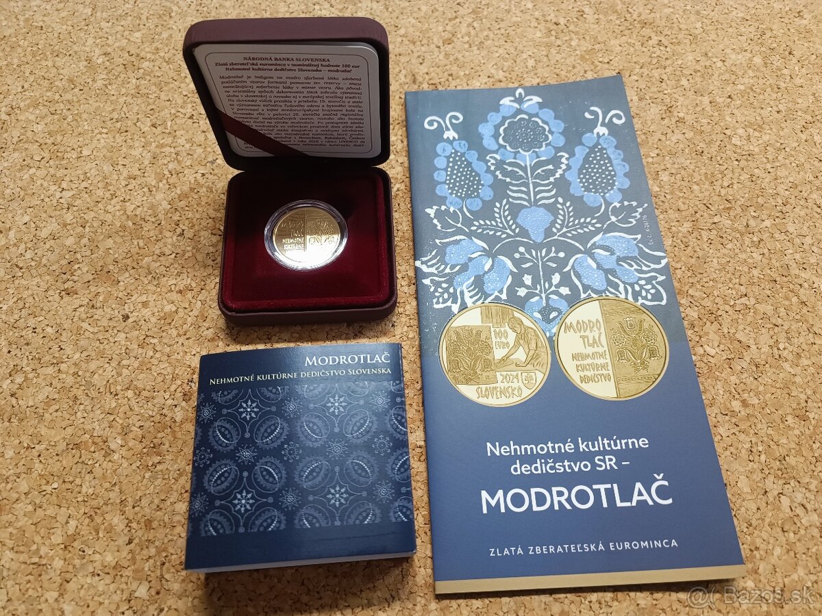 Modrotlač 100EUR