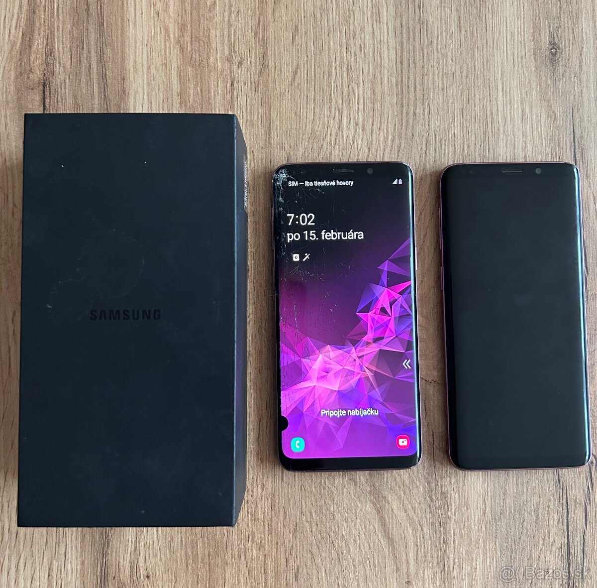 Samsung Galaxy S9 - rozbitý displej