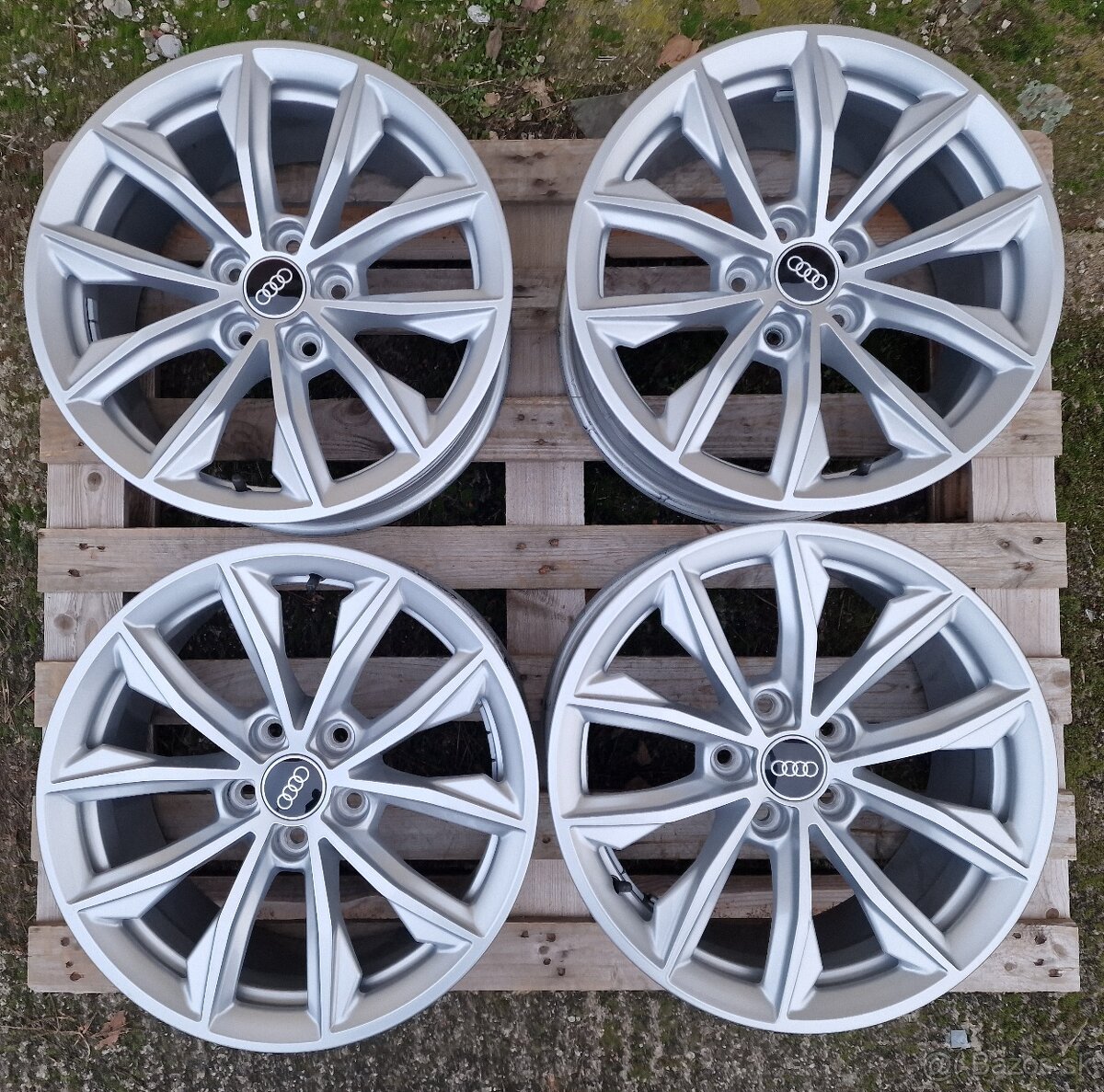 ORIGINÁL AUDI HLINÍKOVÉ DISKY 5x112 R17