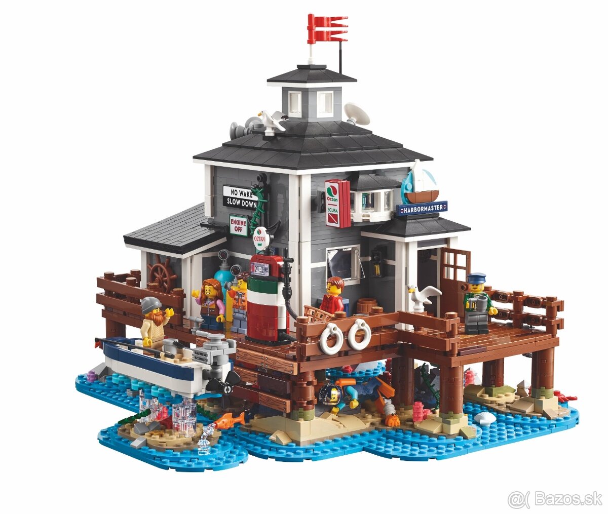 LEGO Bricklink 910040: Kancelária správcu prístavu