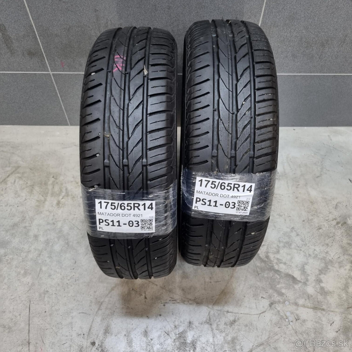 Letné pneumatiky 175/65 R14 MATADOR DOT4921