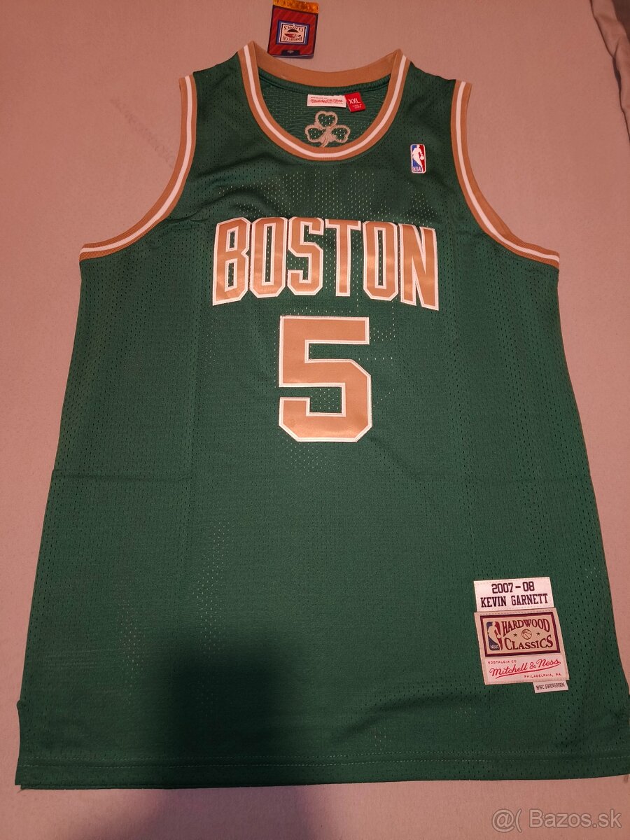 Novy Basketbalovy dres Garnett Boston Celtics XXL