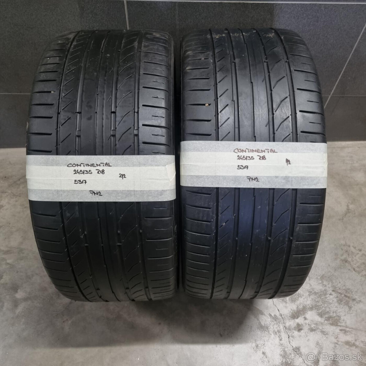 Letné pneumatiky 245/35 R18 CONTINENTAL DOT5317