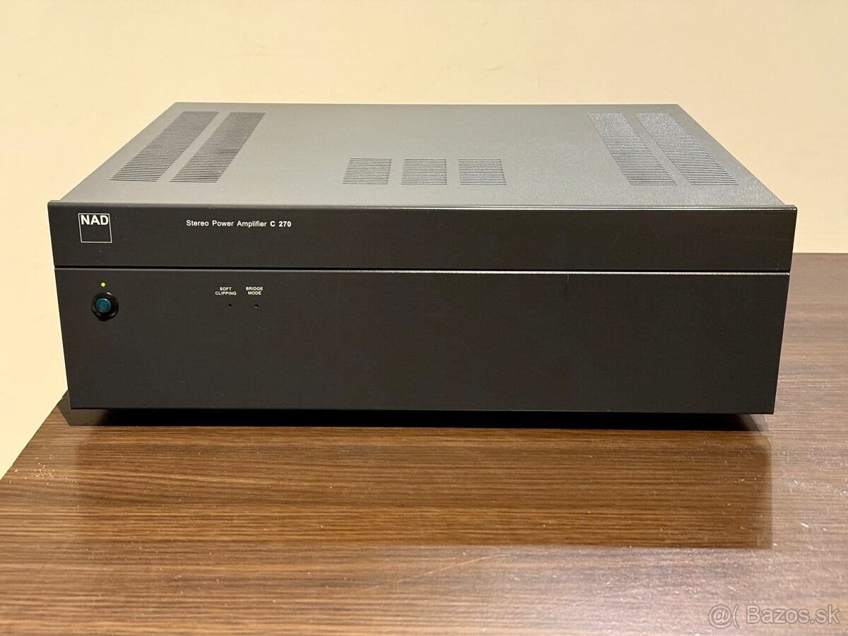 NAD c270 stereo power amplifier 2x120W