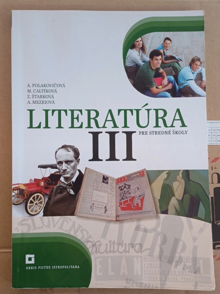 Učebnica - Literatúra pre stredné školy I., II., III.