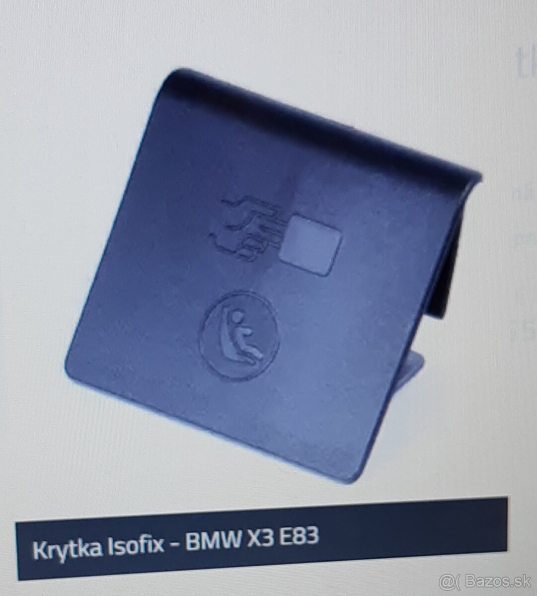 Kúpim krytku sedadlá BMW