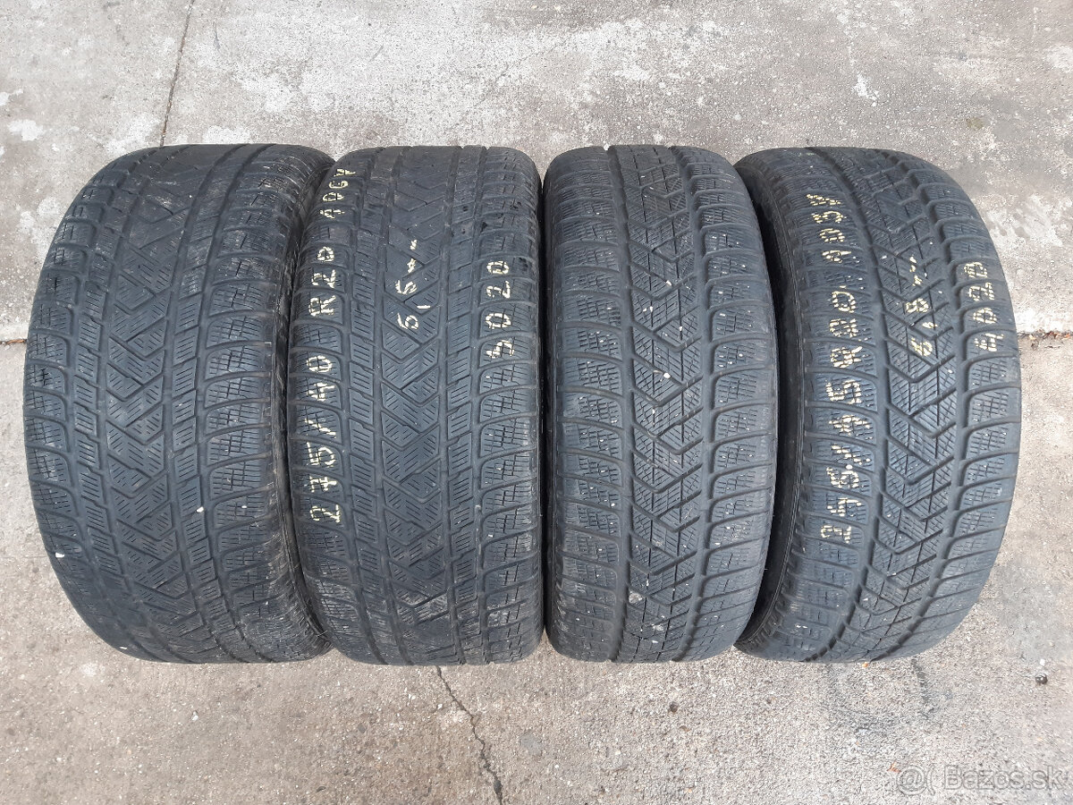 275/40 R20- 245/45 R20  -zimné Pirelli