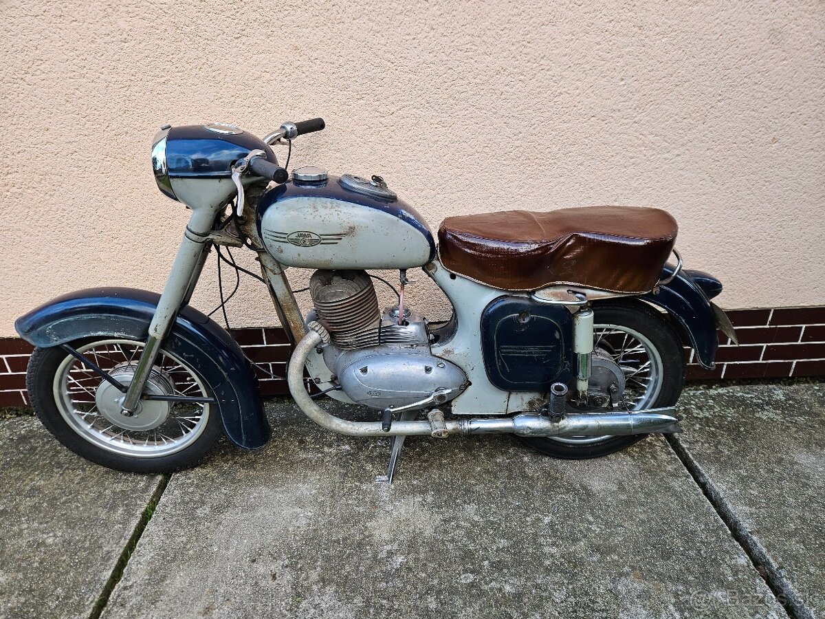 Jawa 250 353 rok 1958 normandia pôvodný stav