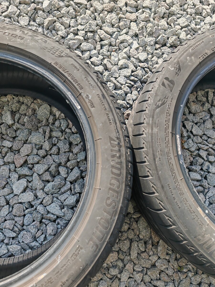 Letné pneumatiky Bridgestone 235/45 R18