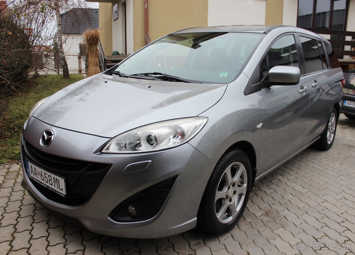 • MAZDA 5 2.0i, 110 kW, 6-st. manuál, 7-miest, r.v. 2011 •