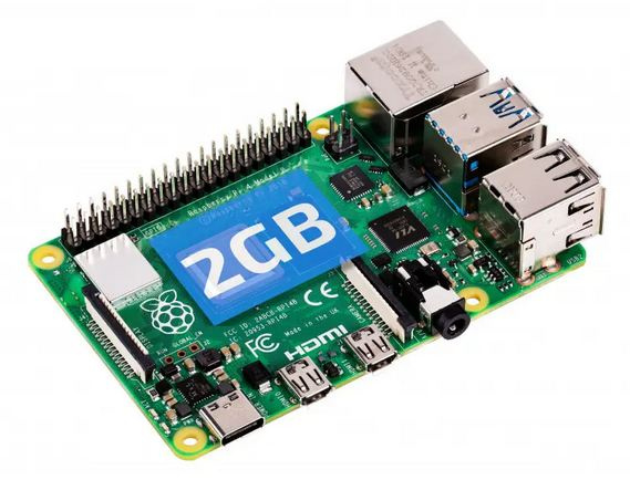 Raspberry Pi 4 model B 2GB + Argon ONE M.2 SATA