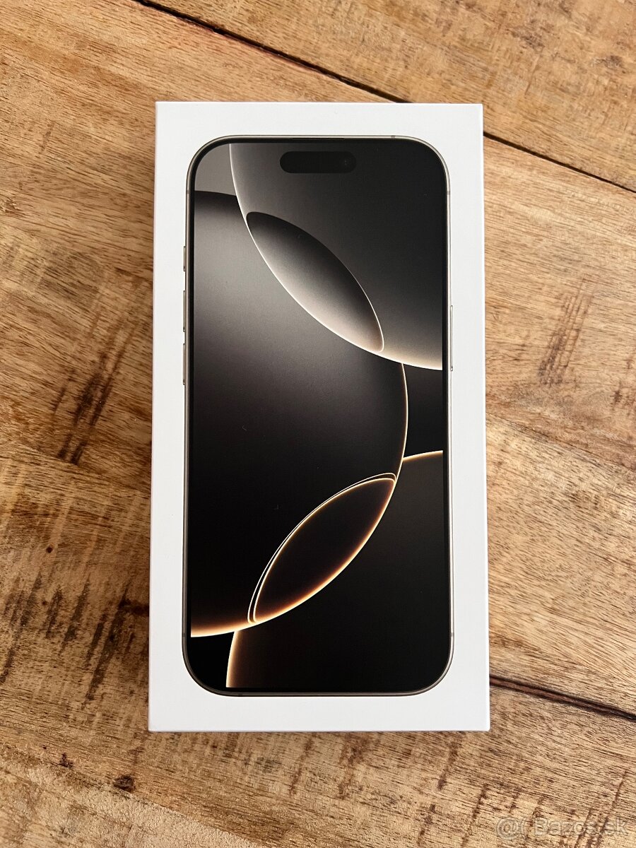 Apple iPhone 16 Pro 256GB Natural Titanium, Nový ‼️