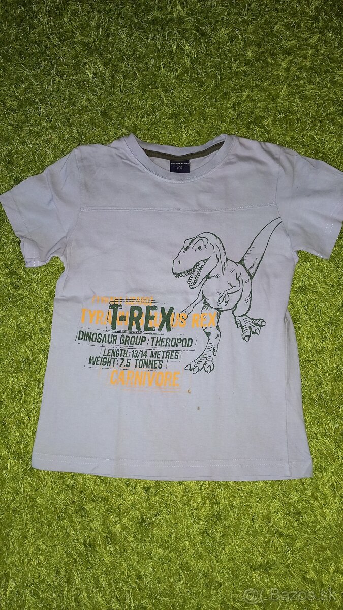 Tričko s T-Rexom, veľ. 128