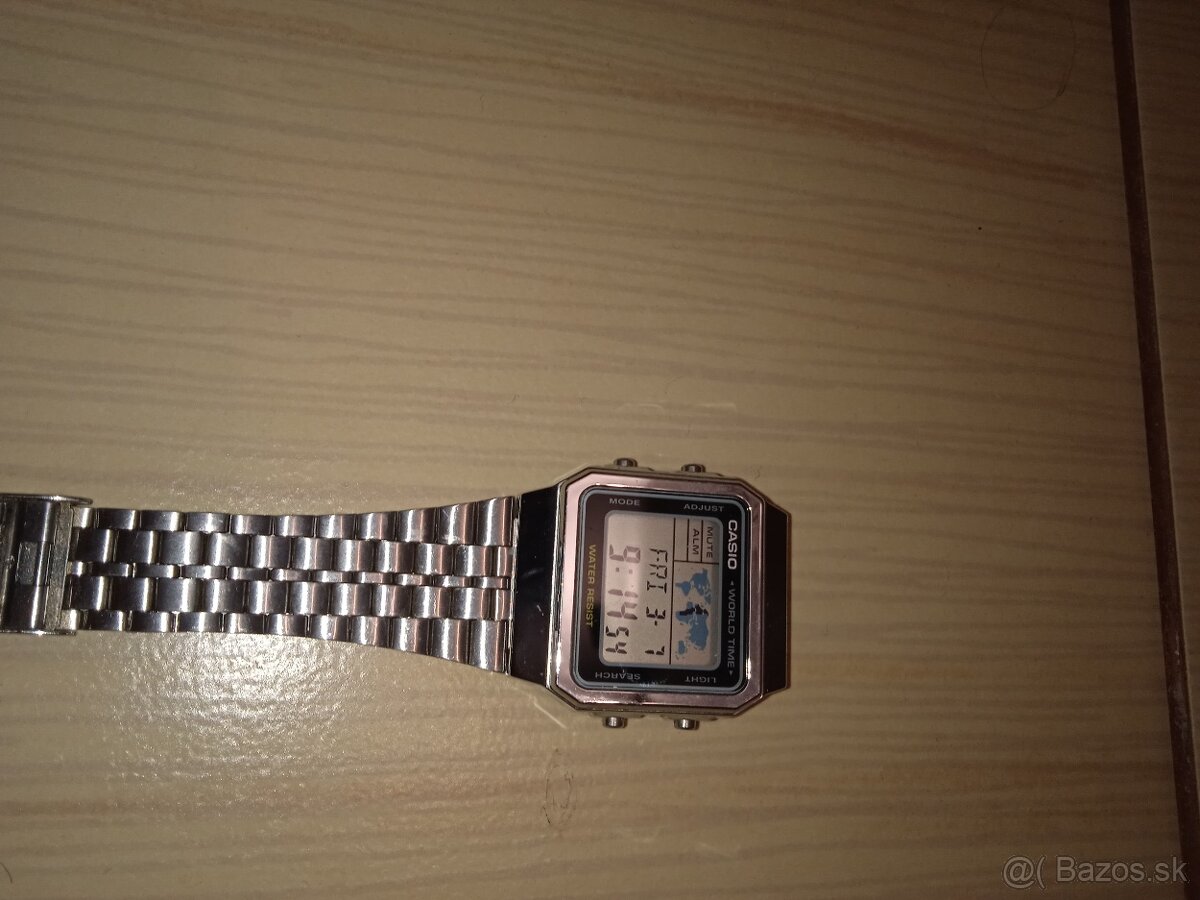 Casio hodinky world time