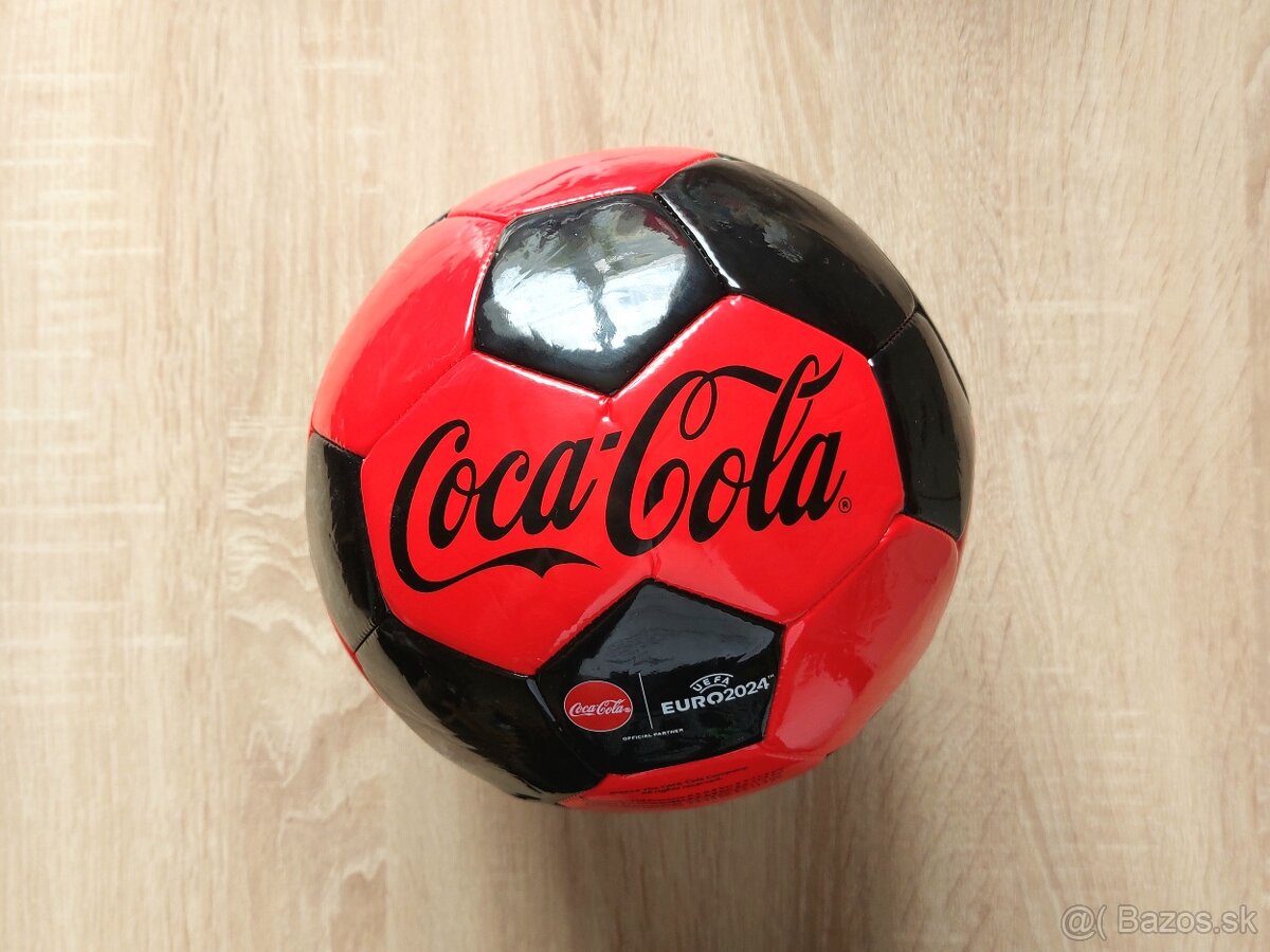 Futbalová lopta EURO 2024 Coca Cola + vak