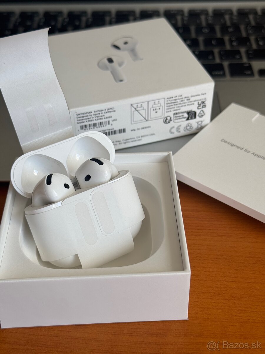 Apple AirPods 4 Gen. ANC - nové, rok záruka