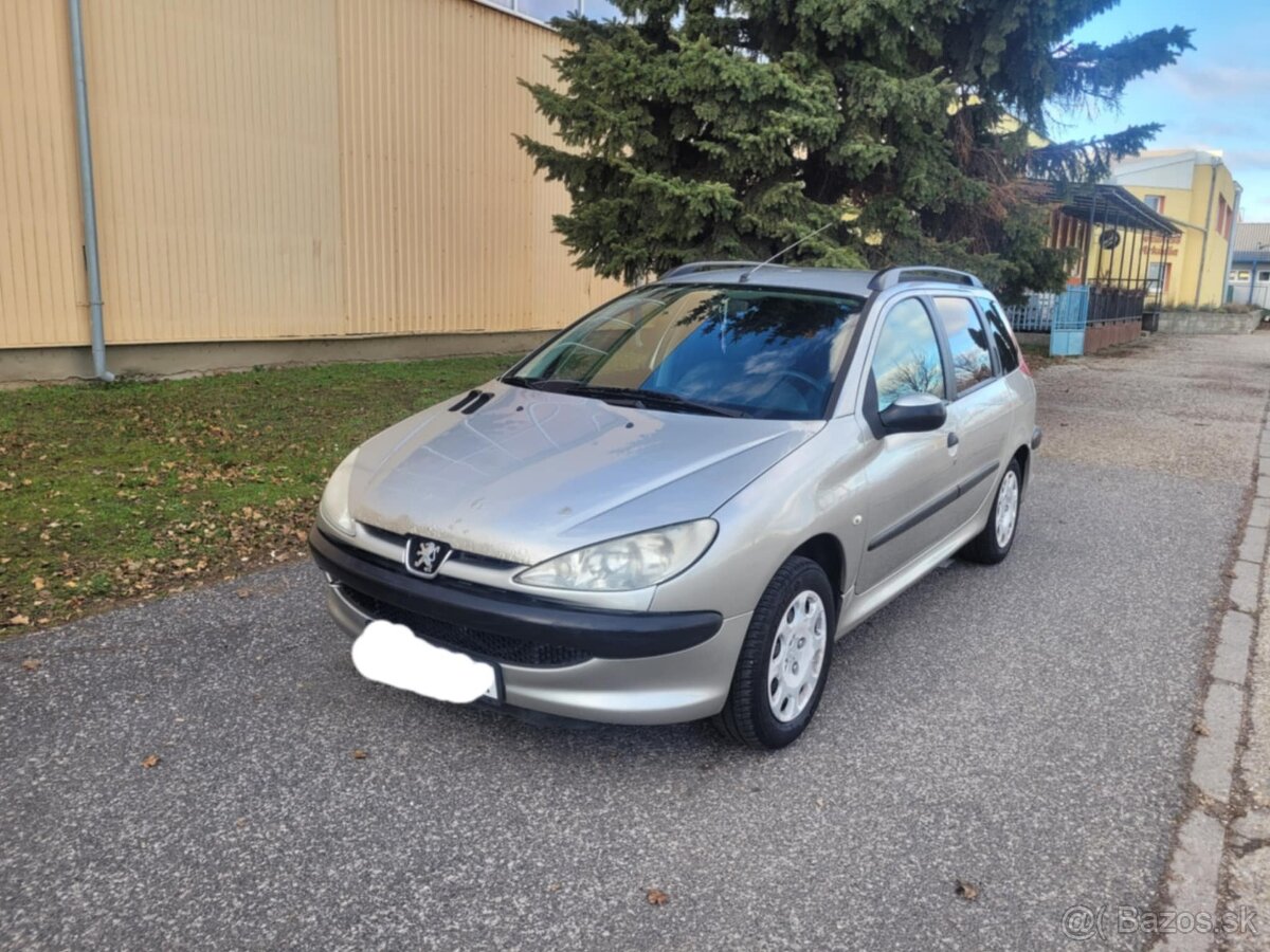 Predam Peugeot 206 sw 1.4 benzín kw 55 r.v 2006