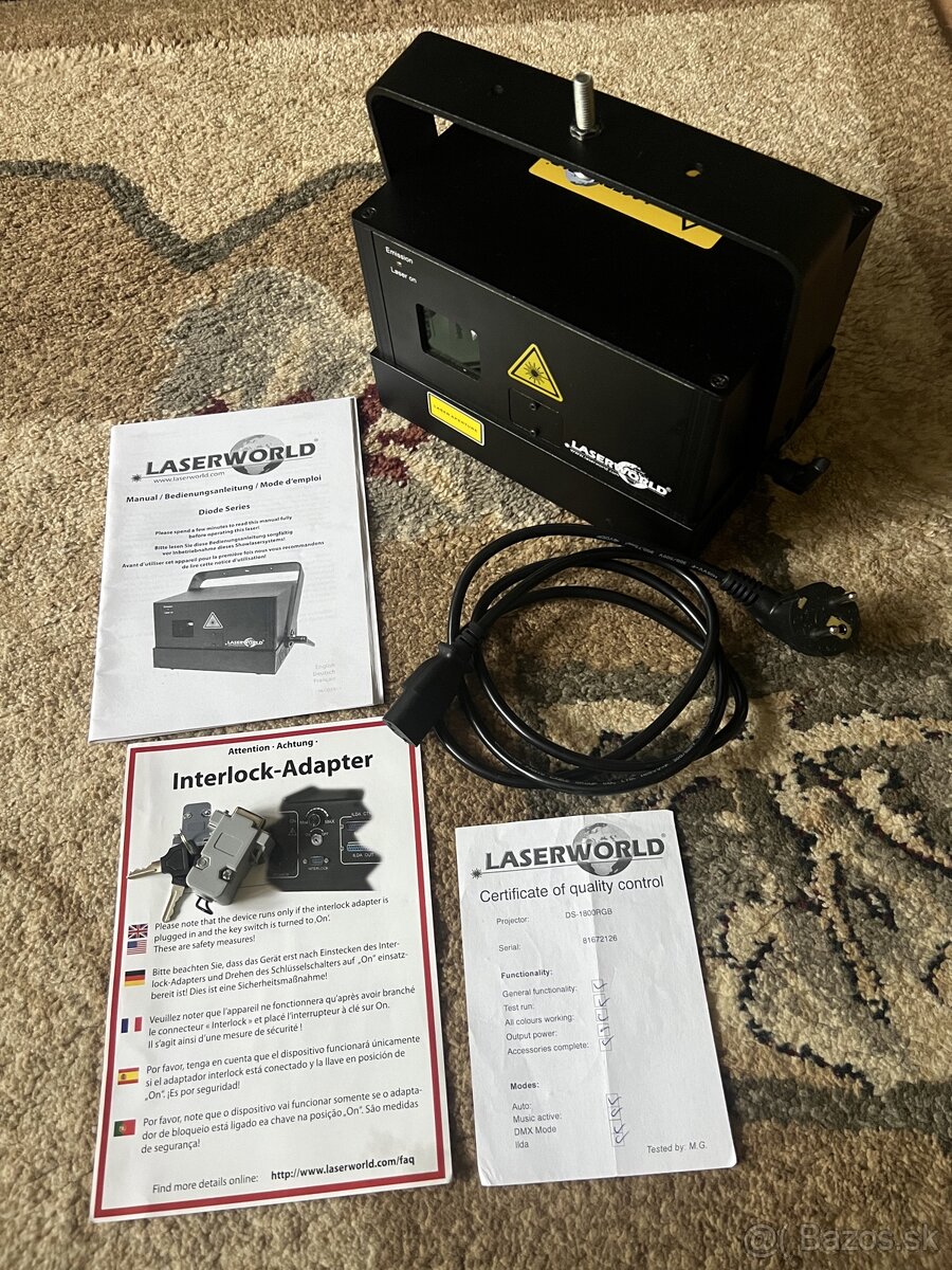 Laserworld DS-1800 RGB - NOVÝ