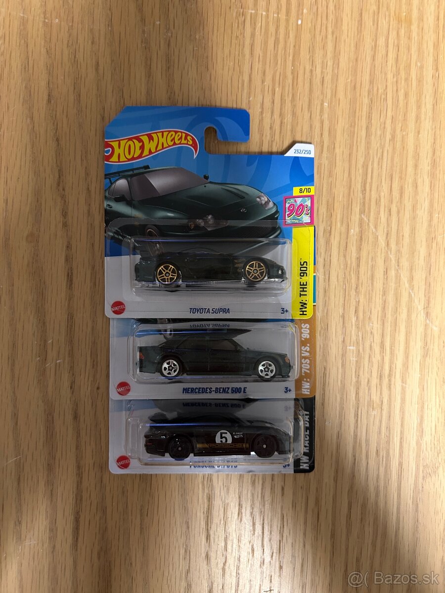 Hot Wheels Set Mercedes,Porsche,Toyota