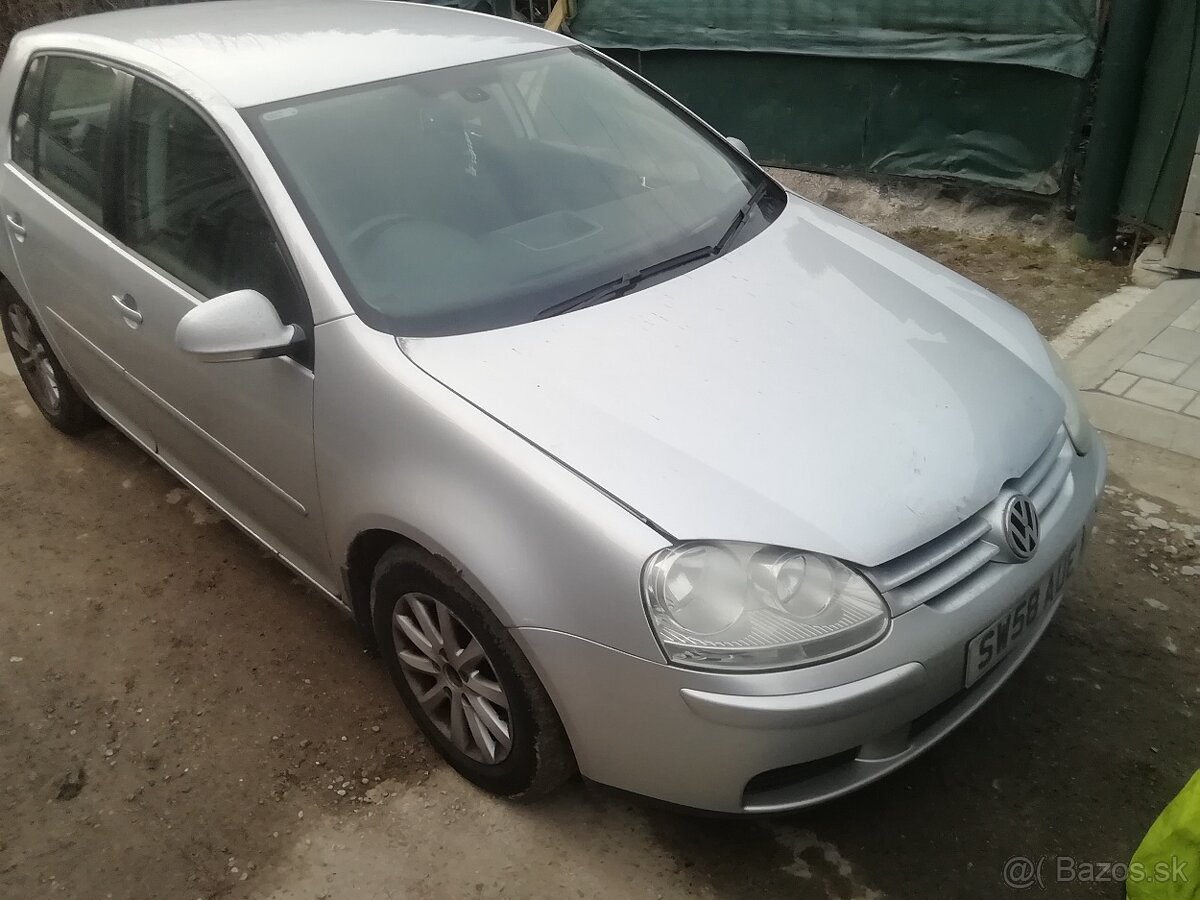 Rozpredám volkswagen golf 5 sedan 1,9 tdi 77 kw