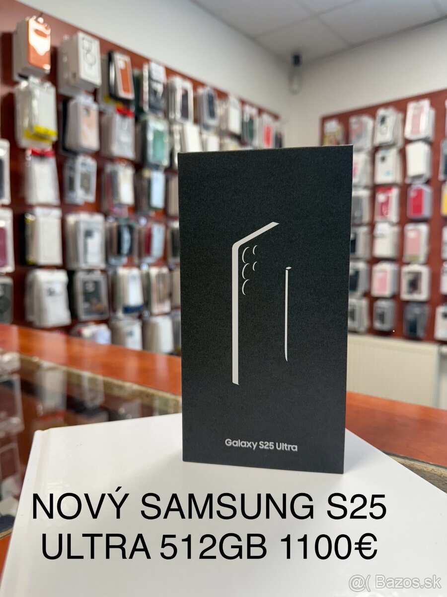 SAMSUNG S25 ULTRA ÚPLNE NOVÝ 512GB