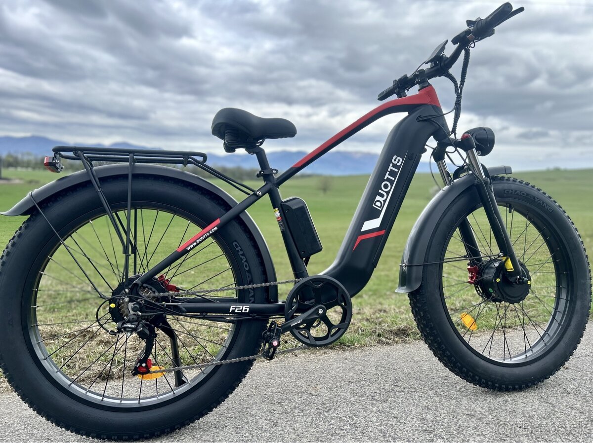 Nový E-Bike Duotts F26 2x750w motor