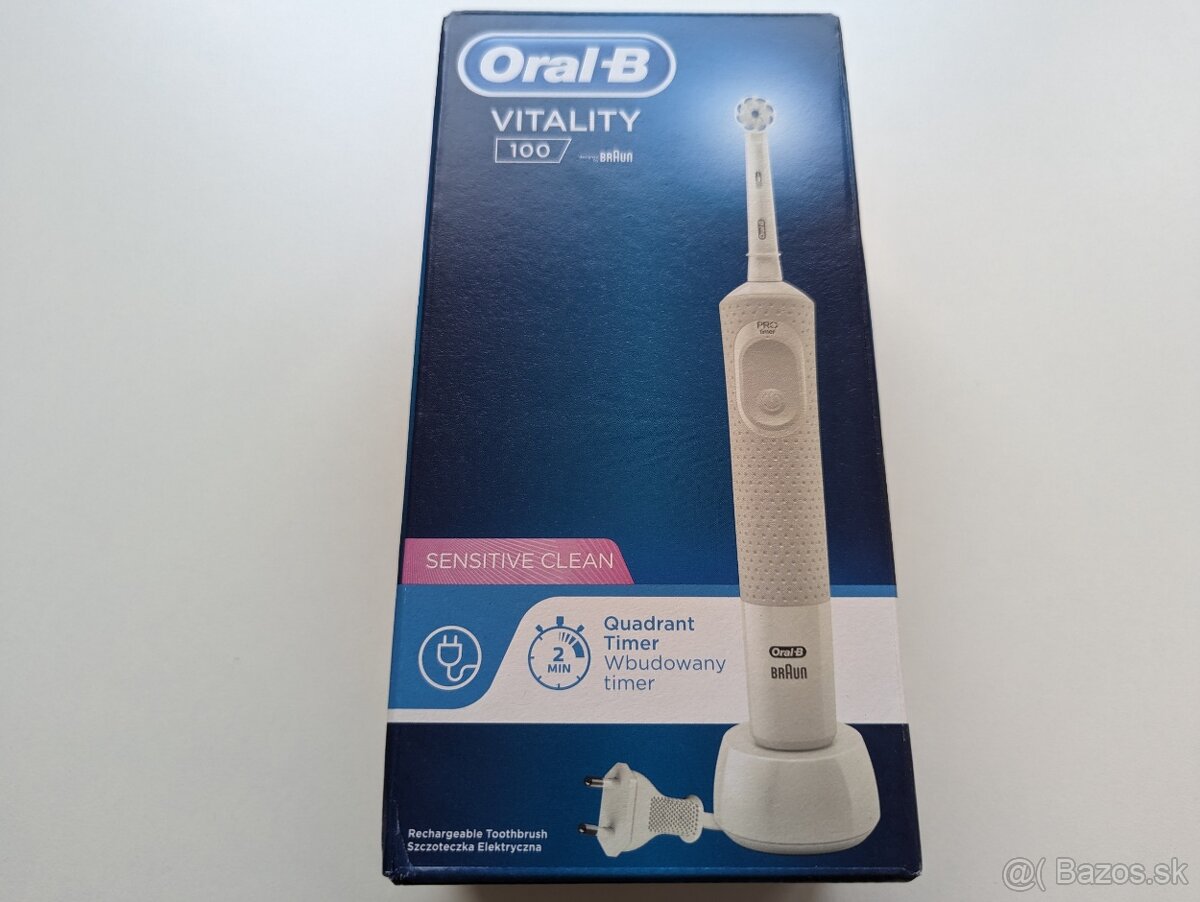 (NOVÁ) ELEKTRICKÁ ZUBNÁ KEFKA ORAL-B VITALITY 100 BIELA