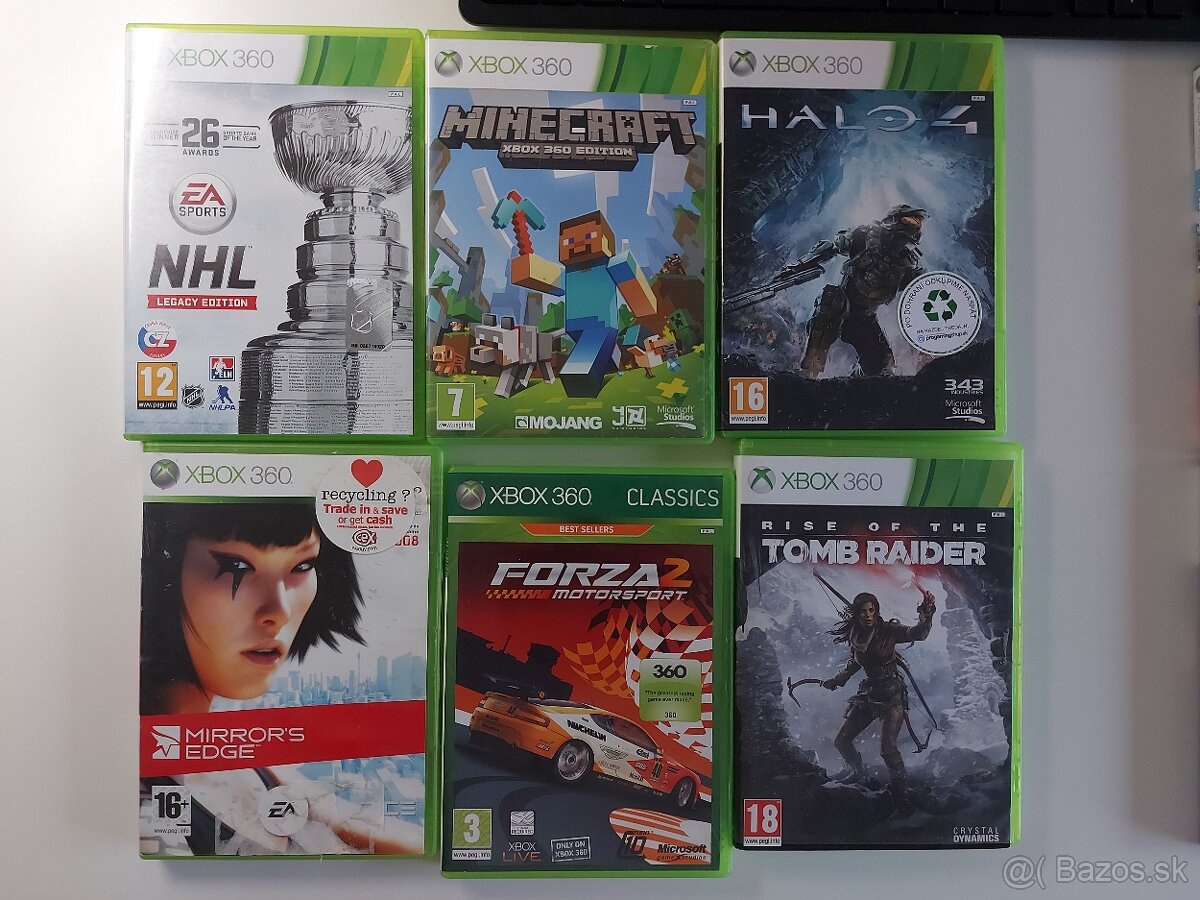 Predám rôzne hry na konzolu Xbox 360