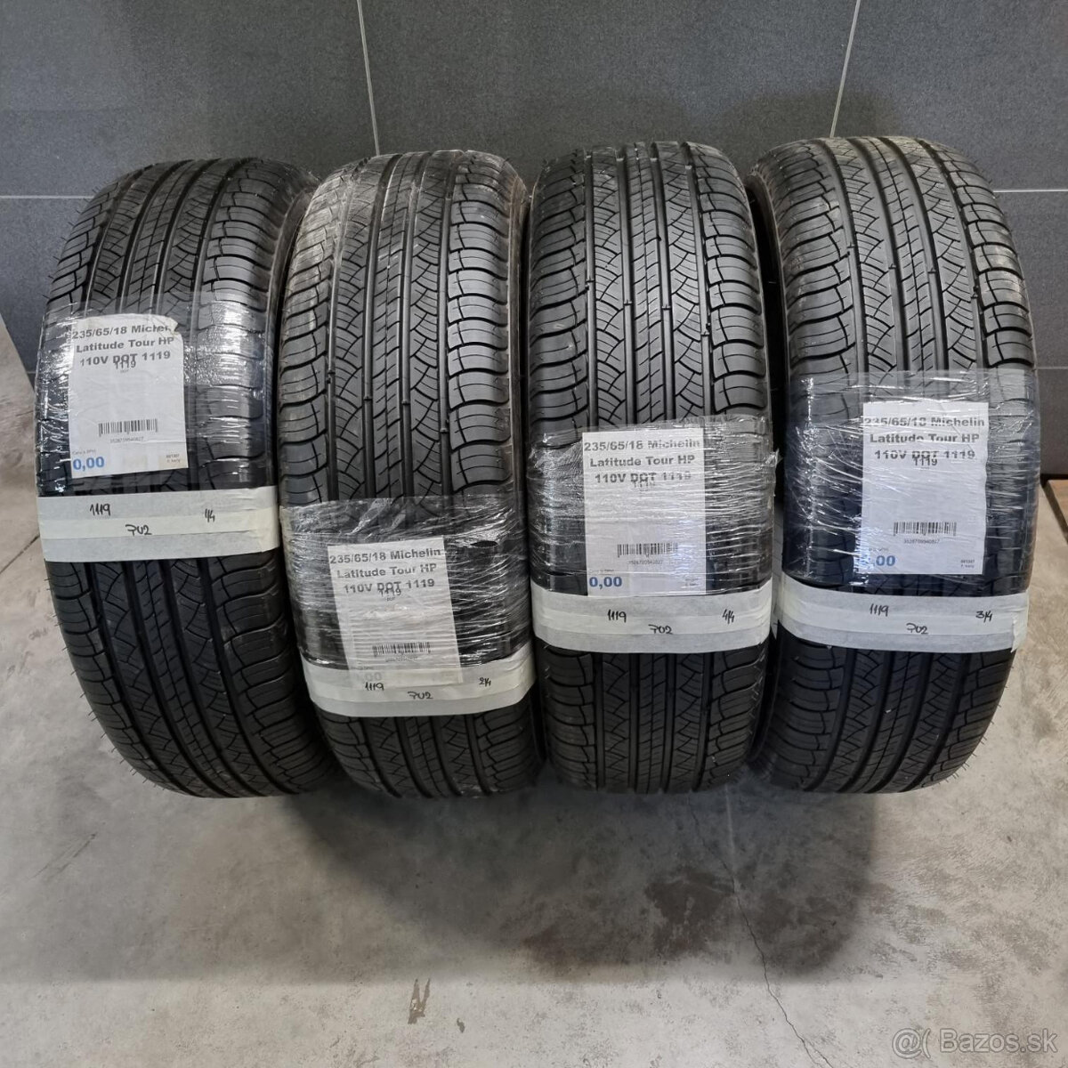 Letné pneumatiky 235/65 R18 MICHELIN DOT1119