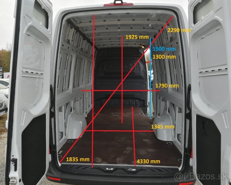 Prenájom dodávok Mercedes Sprinter L3H2