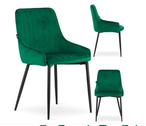 MONZA Jedálenská stolička - zelená, modrá, čierna, sivá