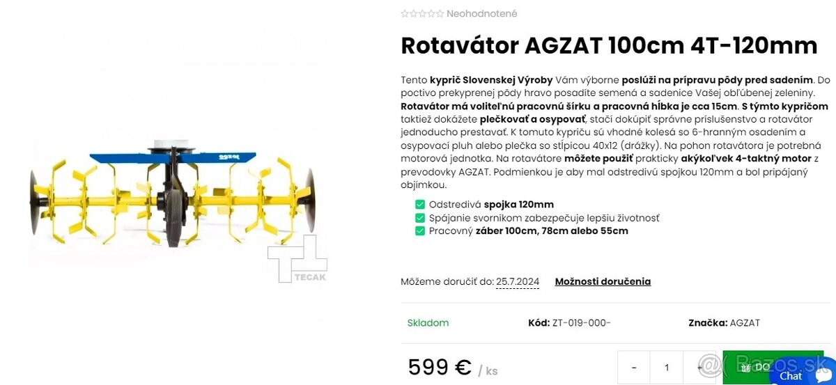 Rotavátor AGZAT