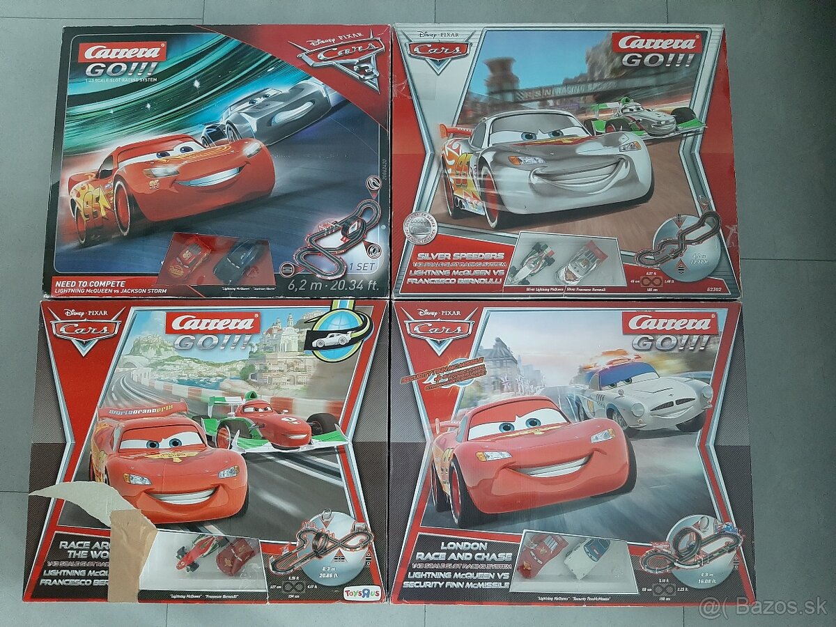 Autodráha Carrera Go Pixar/Disney Cars